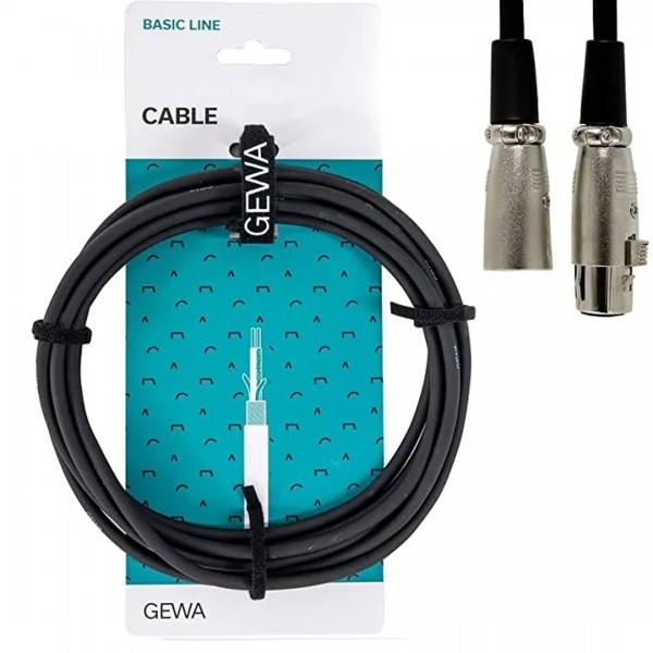 Gewa Basic Line Microphone Cable XLR-XLR 6m