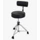 Gibraltar 9608RB Round Drum Throne With Backrest