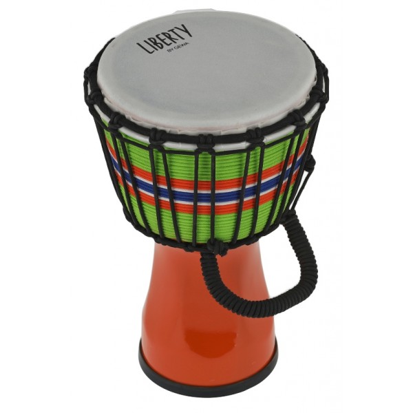 Gewa 7'' Djembe Liberty Rope Tuned Orange