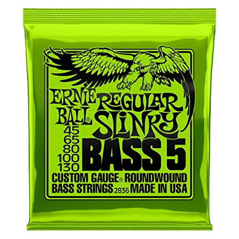 Ernie Ball Regular Slinky 5-String 45-130 2836 Ernie Ball Regular Slinky 5-String 45-130 2836